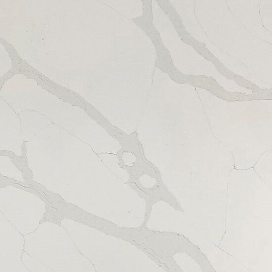 a close-up of Nile Quartz Calacatta Classic