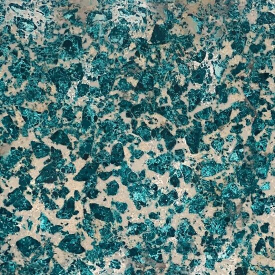 a close-up of Nile Quartz Emerald Green