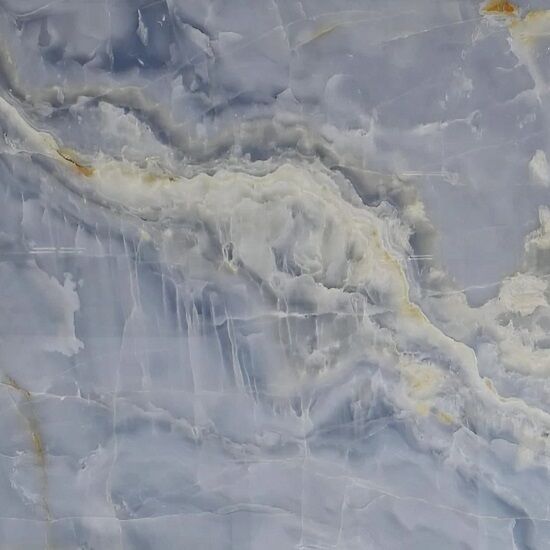 a close-up of Sky Blue Onyx