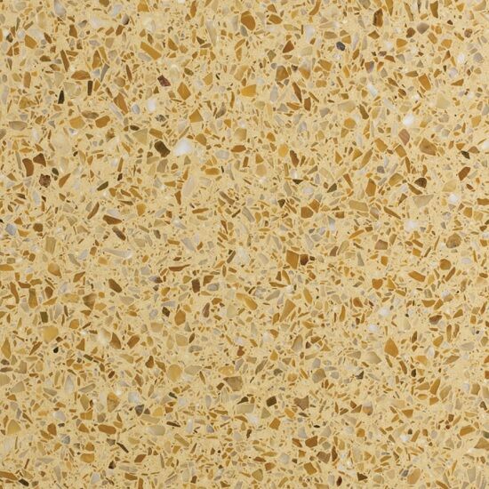 A close-up photo of Terrazzo Giallo