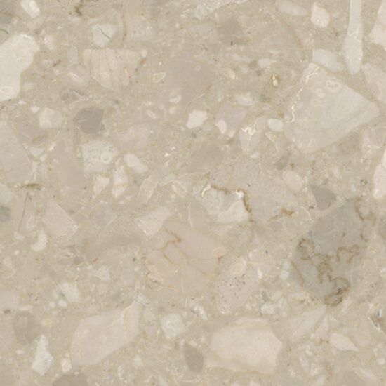 a close-up of Terrazzo Botticino