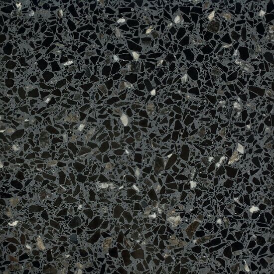 a clos-up photo of Terrazzo Nero- Agglotech SB106